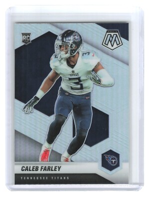 2021 Panini Mosaic Caleb Farley Rookie Silver Prizm #345