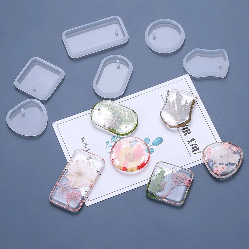 DIY Keychain Pendant Silicone Mold Crystal Epoxy Resin Mold