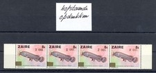 ZAIRE - (CONGO) 4 ST. -INVERTED OVP ** VF @60- FISH 