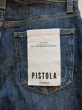 PISTOLA Women's Collen Willow Blue Jeans Size 27 Slim Boot High Rise NWT T39