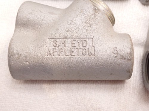 Set of 4! Appleton EYD26 Male/Female Sealing Fitting 3/4'' ~ New - Picture 2 of 4