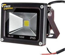 10w 12v Ac Or Dc Warm White Led Flood Light Waterproof Outdoor Lights 750lm 80w