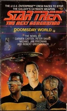 Star Trek - The Next Generation - Doomsday World - Carmen Carter Paperback 1990