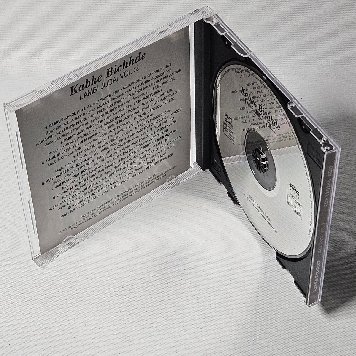 Kabke Bichhde (Lambi Judai Vol 2) Bollywood Audio CD Made in