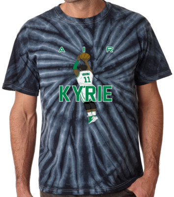Tie-Dye BLACK Kyrie Irving Boston Celtics 