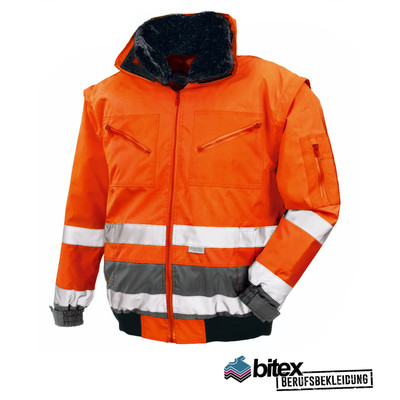 Warnschutzjacke 4-in-1 Texxor WORKWEAR wasserdicht winddicht