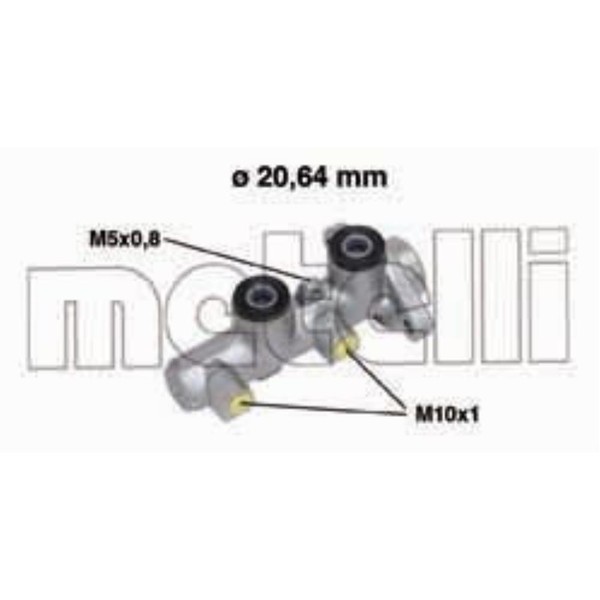 Metelli Hauptbremszylinder Hauptzylinder FüR Chevrolet Matiz Spark Daewoo-image