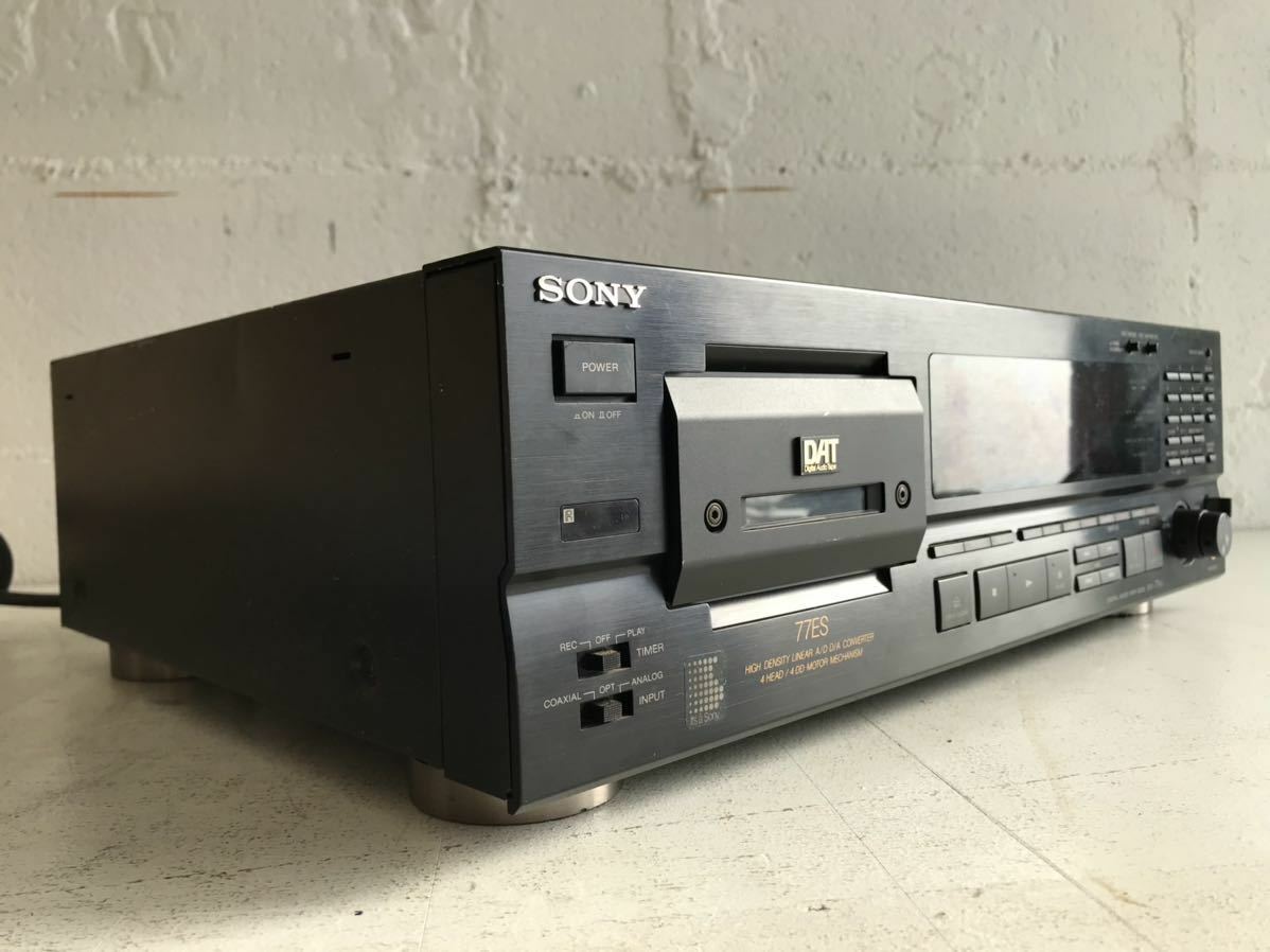 SONY DTC-77ES DAT Deck Digital Audio Tape Player 4 Head Recorder **For  parts**