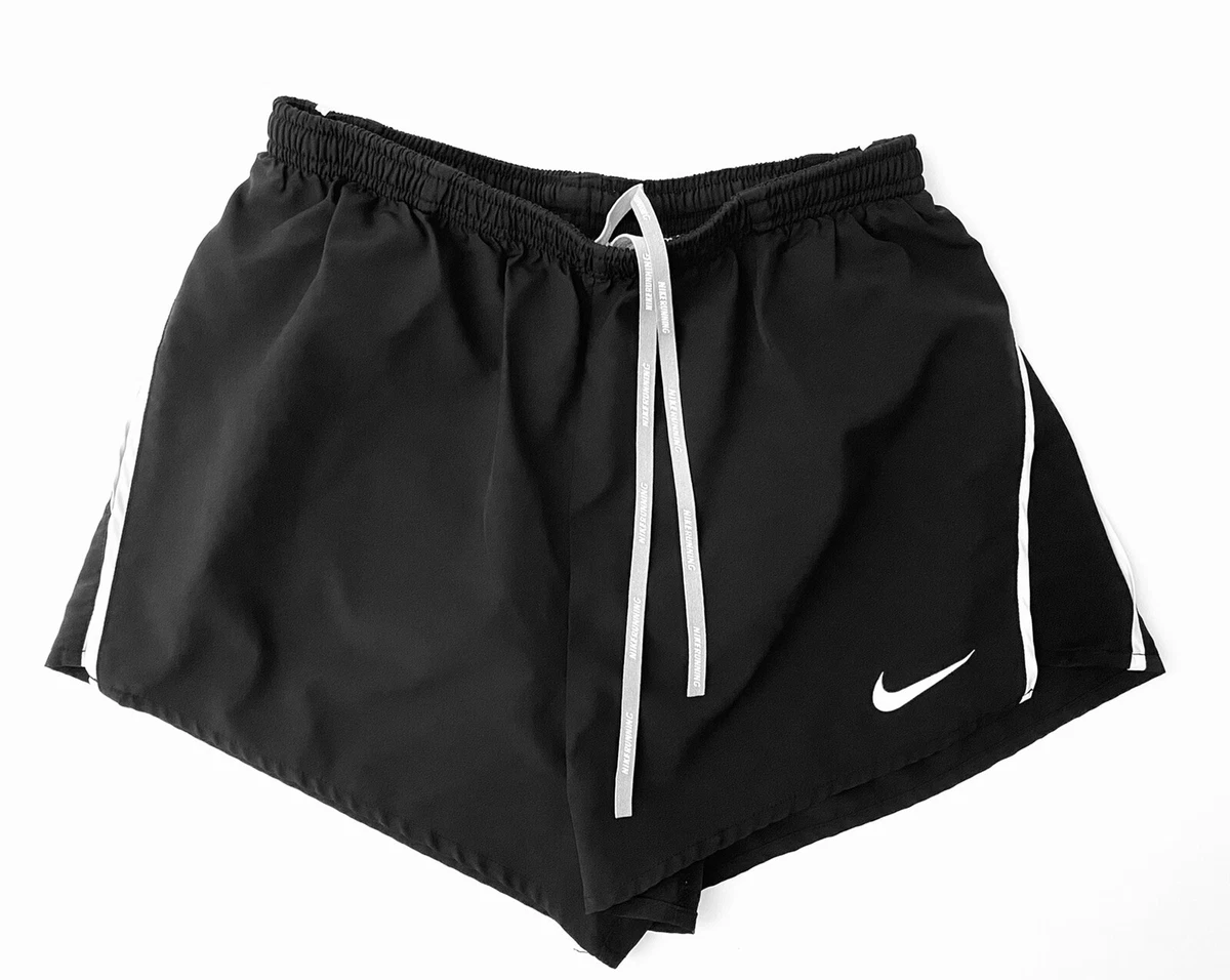Nike womens shorts shop black and white