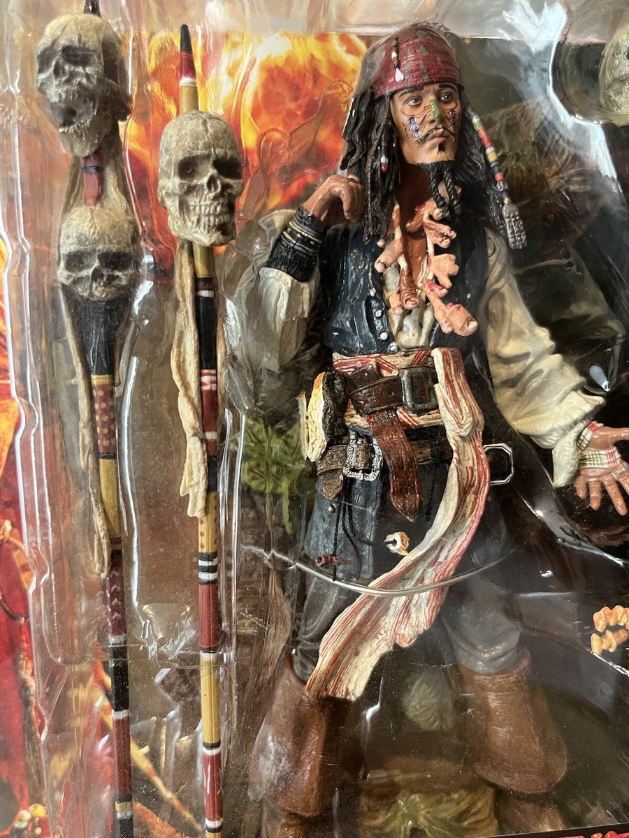 NECA Pirates Of The Caribbean Series 3 CANNIBAL JACK SPARROW