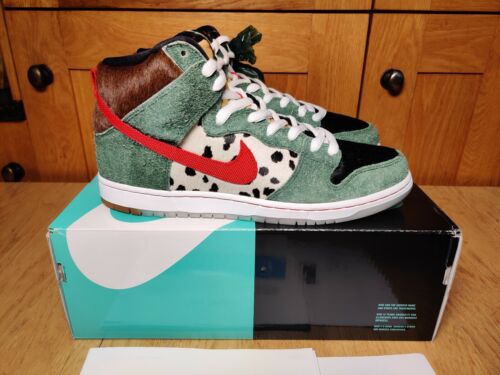 NIKE SB Dunk High Pro QS WALK THE DOG BQ6827-300 UK10 - Picture 8 of 12