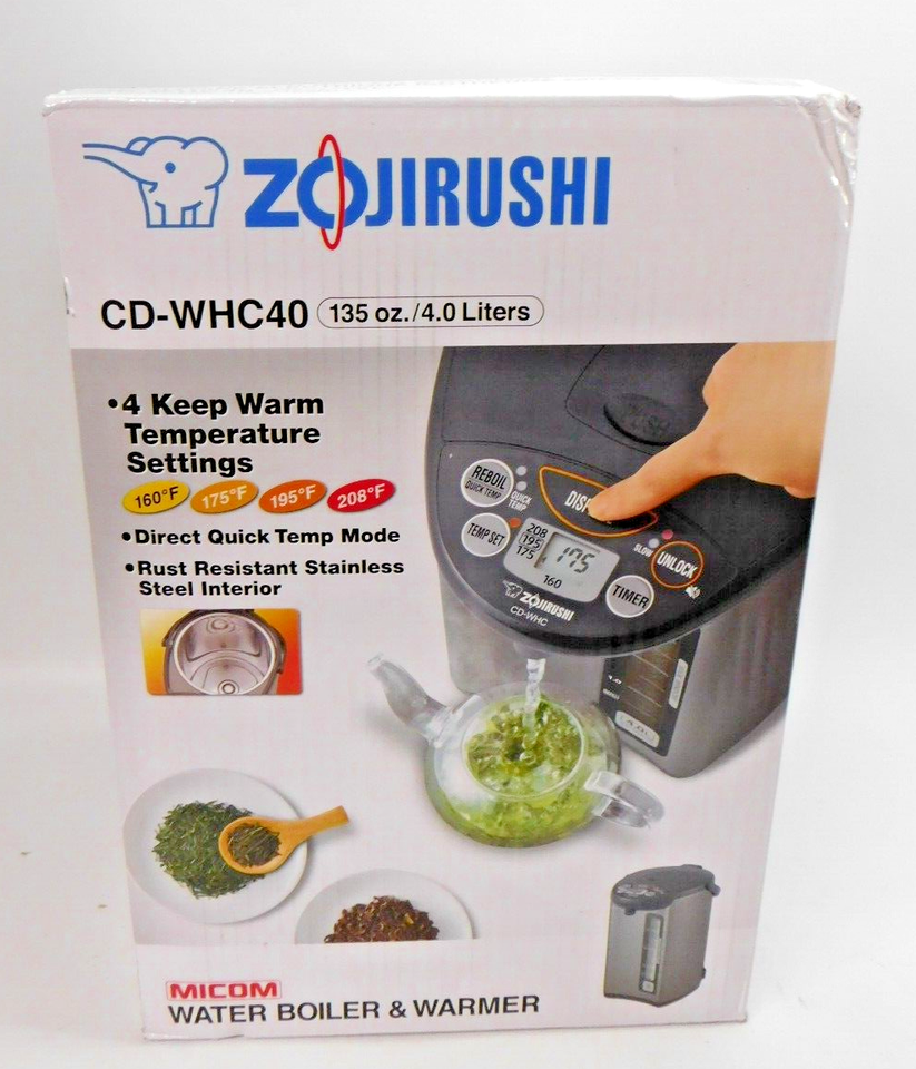 Zojirushi CDWHC40 Water Boiler and Warmer 4 Liters 135 oz