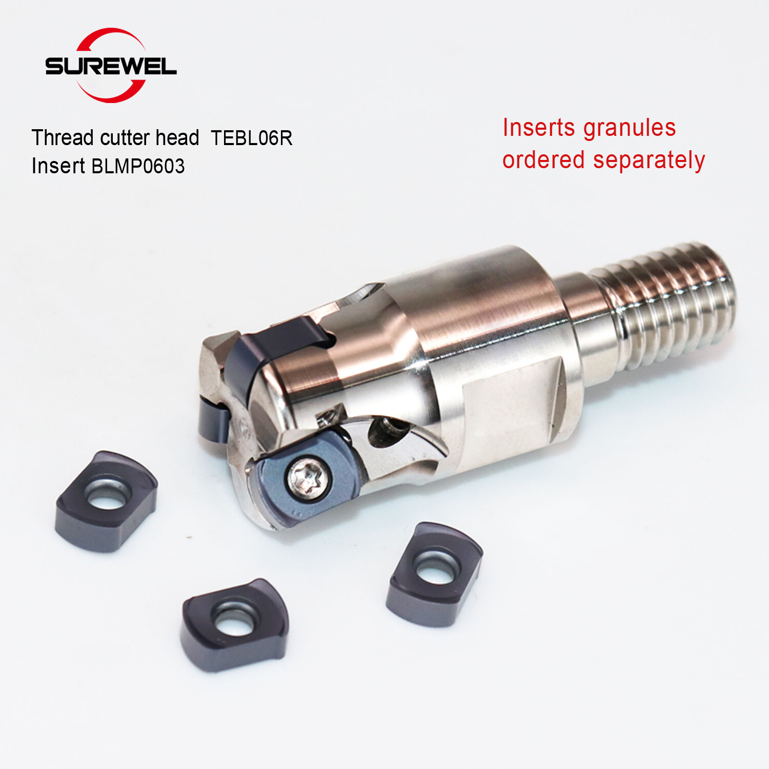 TEBL06R fast feed locking tooth type milling cutter head BLMP0603R Inserts