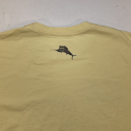 TOMMY BAHAMA RELAX HAWAII ALOHA HAWAIIAN BEACH WEEKEND TEE T SHIRT Mens M Yellow - Picture 3 of 5