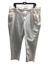 Gap Pants Women's Size 34 X 18 Regular White Girlfriend Tapered Leg