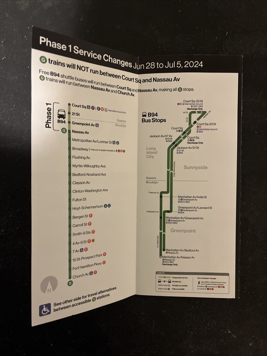 MTA NYC Subway “G” Line Crosstown Train Line Signal Modernization
