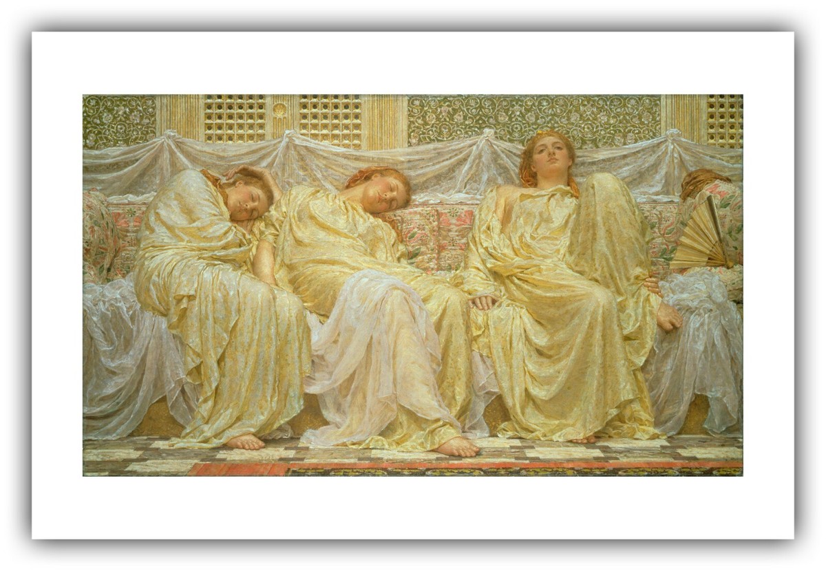 絵画 THE DREAMERS Amazon.com: Albert Joseph Moore The Dreamers 1882 Academicism