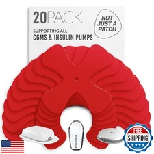 Not Just A Patch X-Patch CGM Sensor Patches (20 Pack) - Water Resistant Omnip