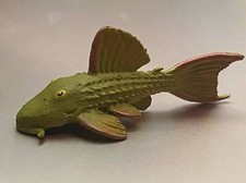 L24 Aleta Roja Cactus Pleco Pez PVC Mini Figura Figura Modelo