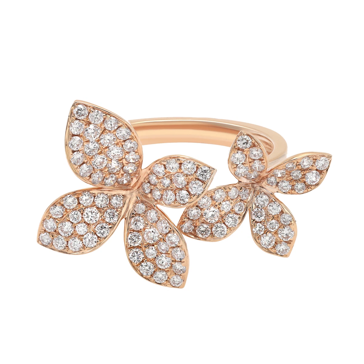 Rose gold cocktail rings deals