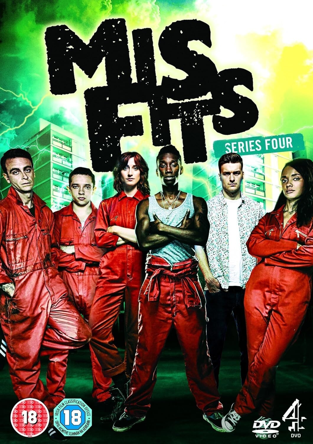 Misfits, Series 4 (18) (DVD TV & Documentary) - Factory Sealed FREE P&P