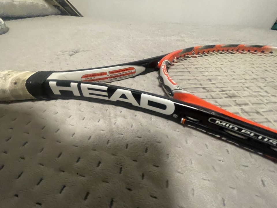 Head Microgel Radical Mid Plus Orange Tennis Racquet Racket Swing