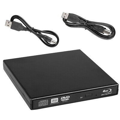 External Blu-Ray Player BD Combo Drive DVD Burner USB Power for Laptop ComputeMI
