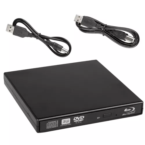 External Blu-Ray Player BD Combo Drive DVD Burner USB Power for Laptop ComputeMI