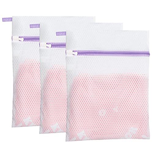 Polecasa 3 Pack Durable Diamond Mesh Laundry Bags for Delicates and Lingerie ... Polecasa 3 Pack Durable Diamond Mesh Laundry Bags for Delicates and Lingerie ...