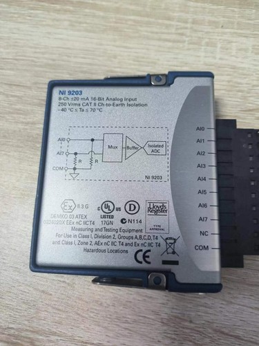 National Instruments NI 9203 cDAQ Analog Current Input Module NI-9203 FREE SHIP