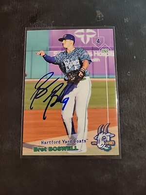 2019 Hartford Yard Goats Team Set Bret Boswell RC Rookie Card