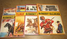 4 Robert Ullman Western, Romanhefte, DM Zeit Altausgaben, Lagergeruch - zh191