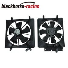 A/C Condenser Radiator Cooling Fan For 2002-2006 Honda CR-V Element Left+Right