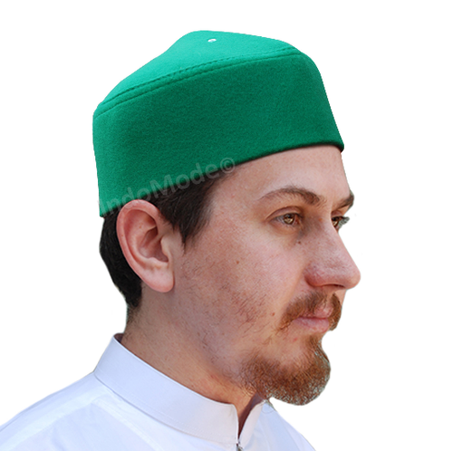 Green MUSLIM FASHION Moroccan Fez 