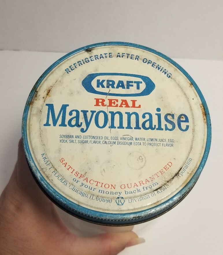 Vintage Kraft Mayonnaise Ball Glass Jar Large eBay