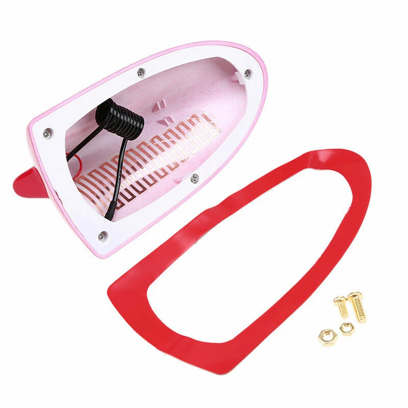 Cubierta aérea de señal de radio AM/FM antena aleta de tiburón techo automático para Hyundai rojo Foto 4 de 4