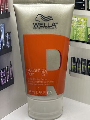 WELLA PROFESSIONALS Rugged Fix Matte Molding Creme 2.53 OZ Cream Hair Gel Paste
