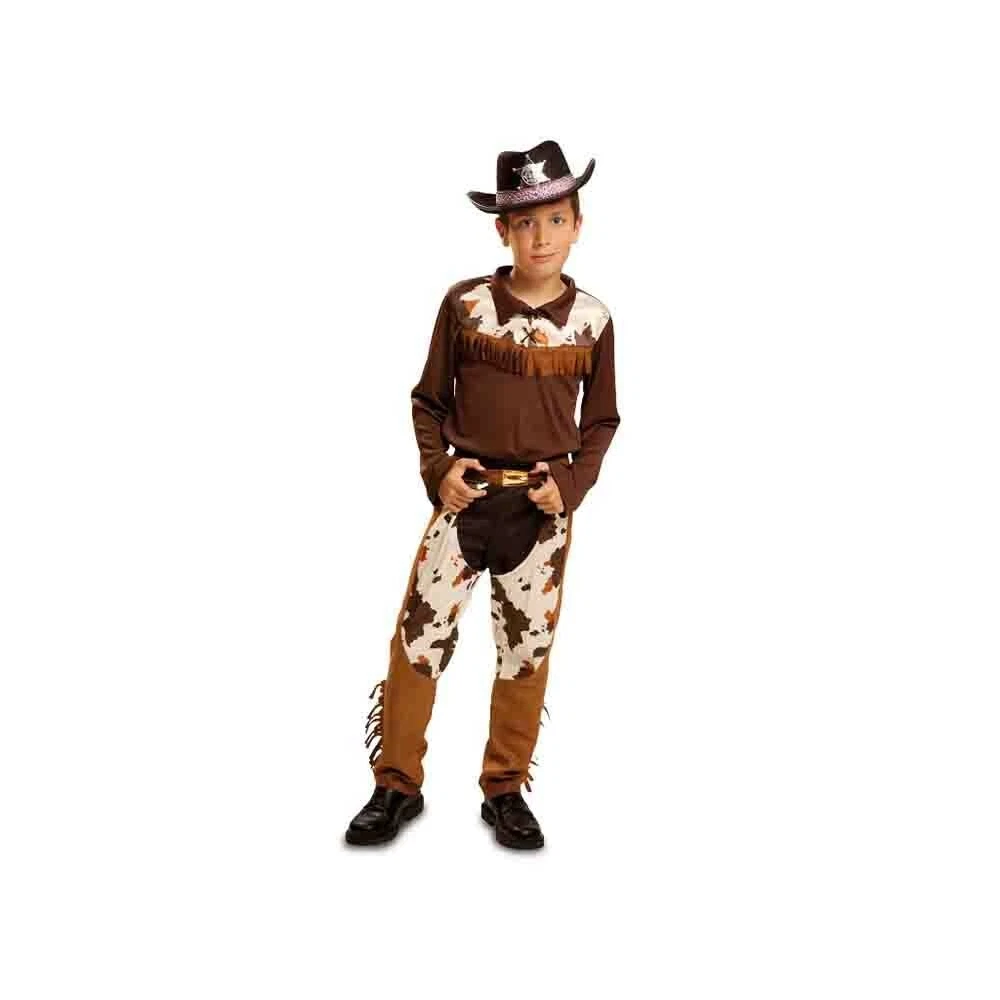 Costume da cowboy da uomo con pistola da sceriffo da 30 cm, set con cappello, cappello, gilet, cravatta, per Halloween, addio al celibato, giochi di ruolo (costume da cowboy + pistola da
