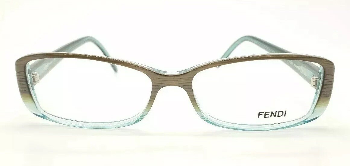 Fendi Women’s Eyeglasses. Aqua color. Vintage New Old Stock Fendi Silver Turquoise Eyeglass Frames  main image 4