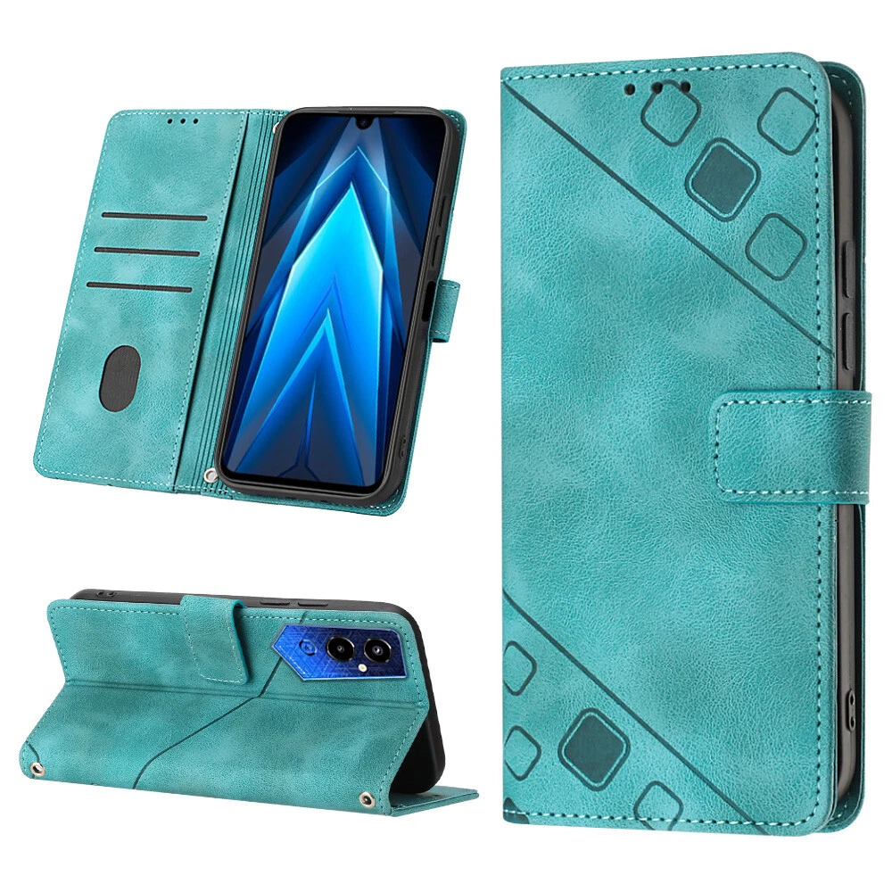 Phone Case For Tecno Pova 4 Pro LG8N Leather Flip Cover Patterned Protector