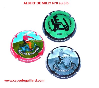 3 CHAMPAGNERKAPSELN - ALBERT DE CERVIN Nr. 8 bis 8.b