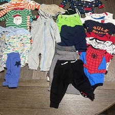 3M/3-6M Boys Lot Bundle Clothes Sleep, One Piece Outfits, Shorts, Pants Used