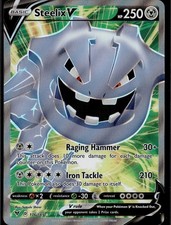 Steelix V (Full Art) Ultra Rare SWSH04: Vivid Voltage 176/185 NM