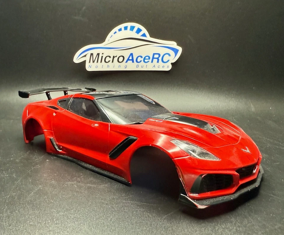 Used MINI-Z red ZR1 Corvette Auto Scale body - Image 2 of 4