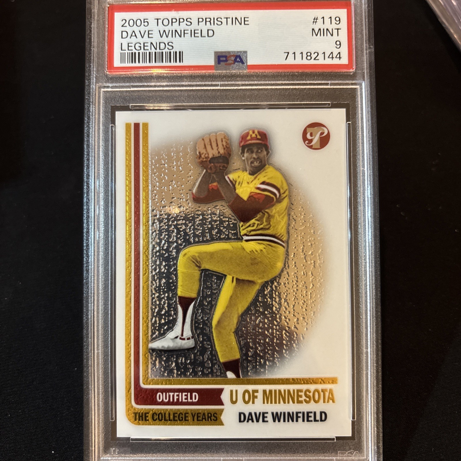 2005 Topps Pristine Legends #119 Dave Winfield  /1999 PSA 9 POP 1 ! 