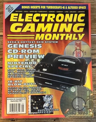 Vtg September 1991 Electronic Gaming Monthly Number 26
