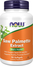 Supplements, Saw Palmetto Extract with Pumpkin Seed Oil and Zinc, Men'
