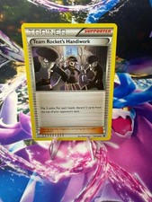 TEAM ROCKET'S HANDIWORK 112/124 FATES COLLIDE Uncommon Pokemon on eBay