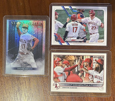 Topps Angels MLB Card Lot 3 Shohei Ohtani Stars of MLB Dugout Congratulations
