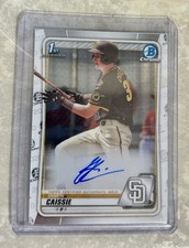 2020 Bowman Draft - Chrome Draft Picks Autographs Owen Caissie #CDA-OC (AU, RC)